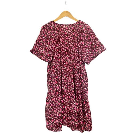 Old Navy Women's Whimsical Boho V-Neck Floral Swing Mini Dress Size XL Multi - Picture 8 of 10